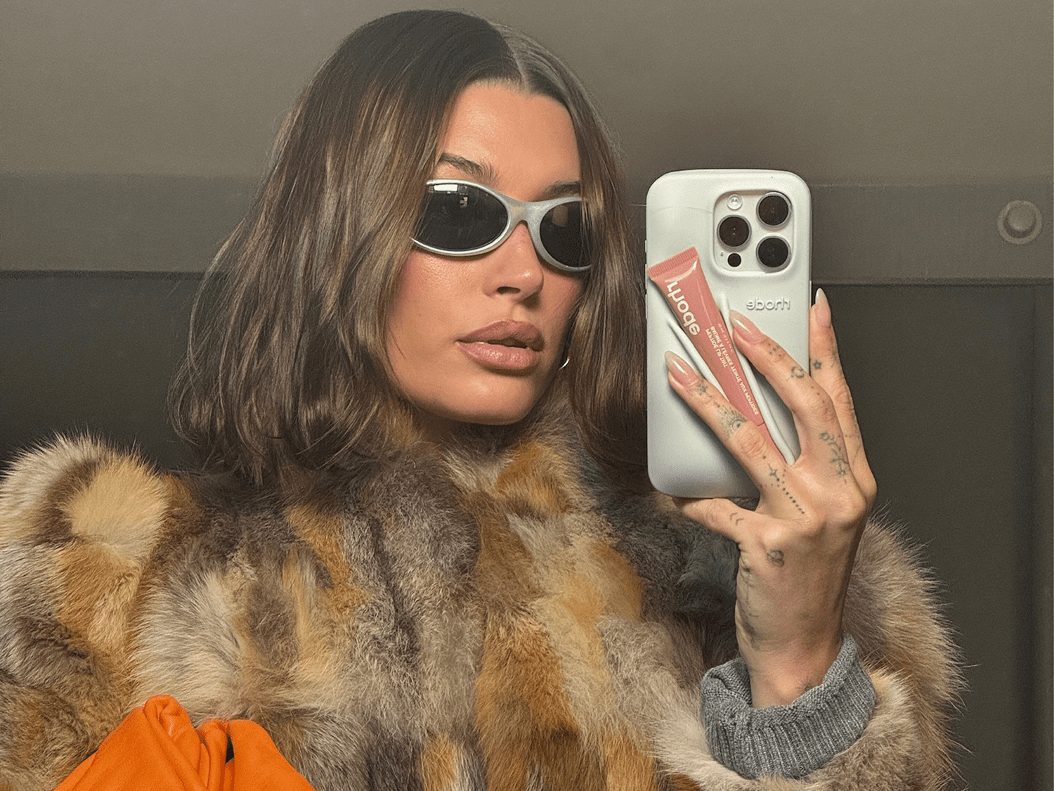 Hailey Bieber Launches the Viral Rhode Lip Case