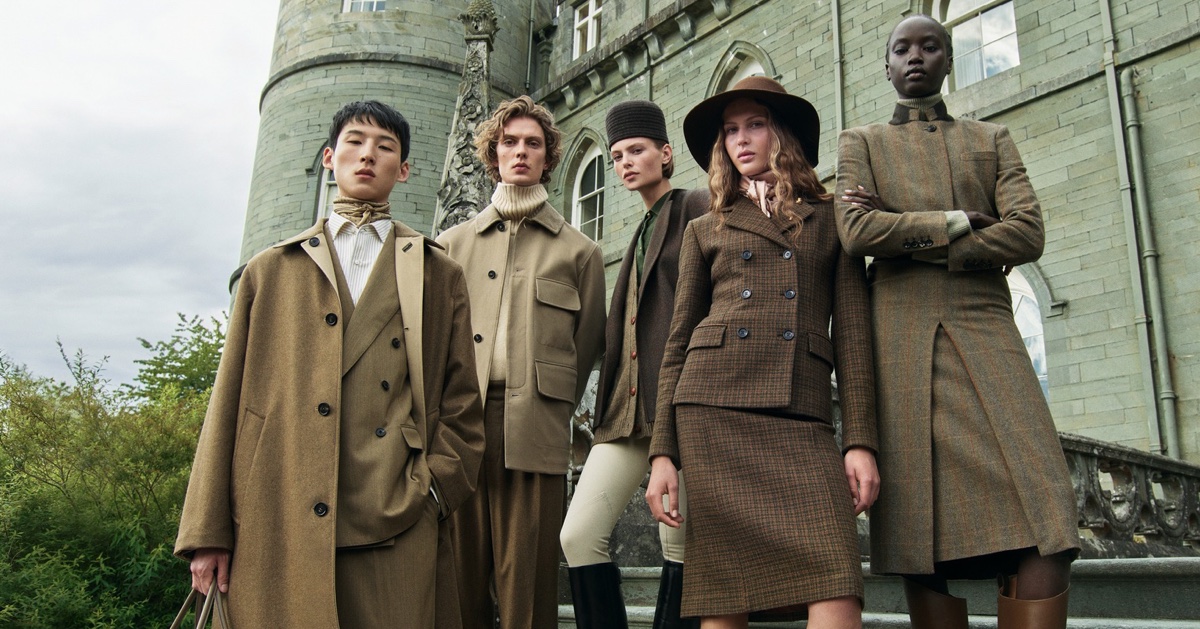 Loro Piana FW24 Collection Journeys Back to an 18th-Century Scottish Castle