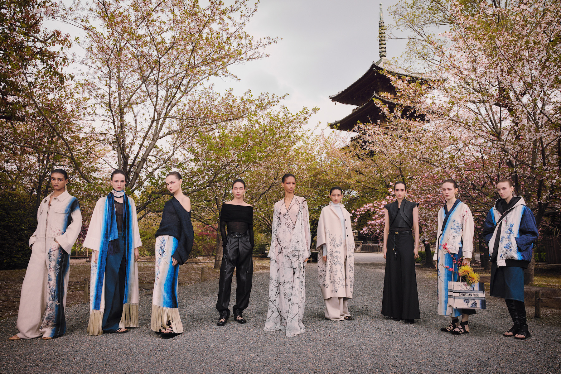 Dior in Bloom: A Nighttime Reverie in Kyoto