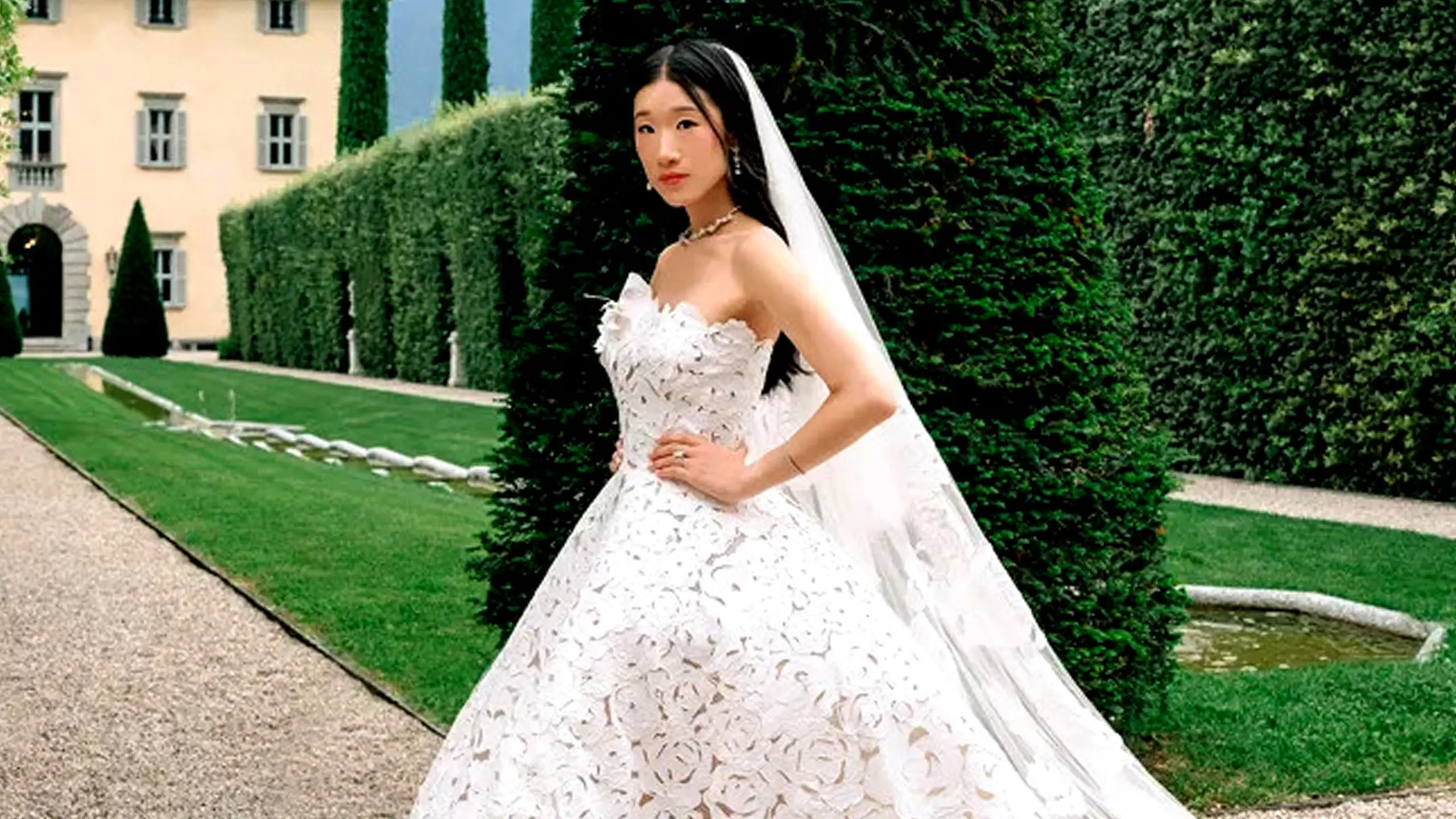 Becca Bloom’s Four Wedding Looks at Lake Como Were Pure Fashion Fantasy